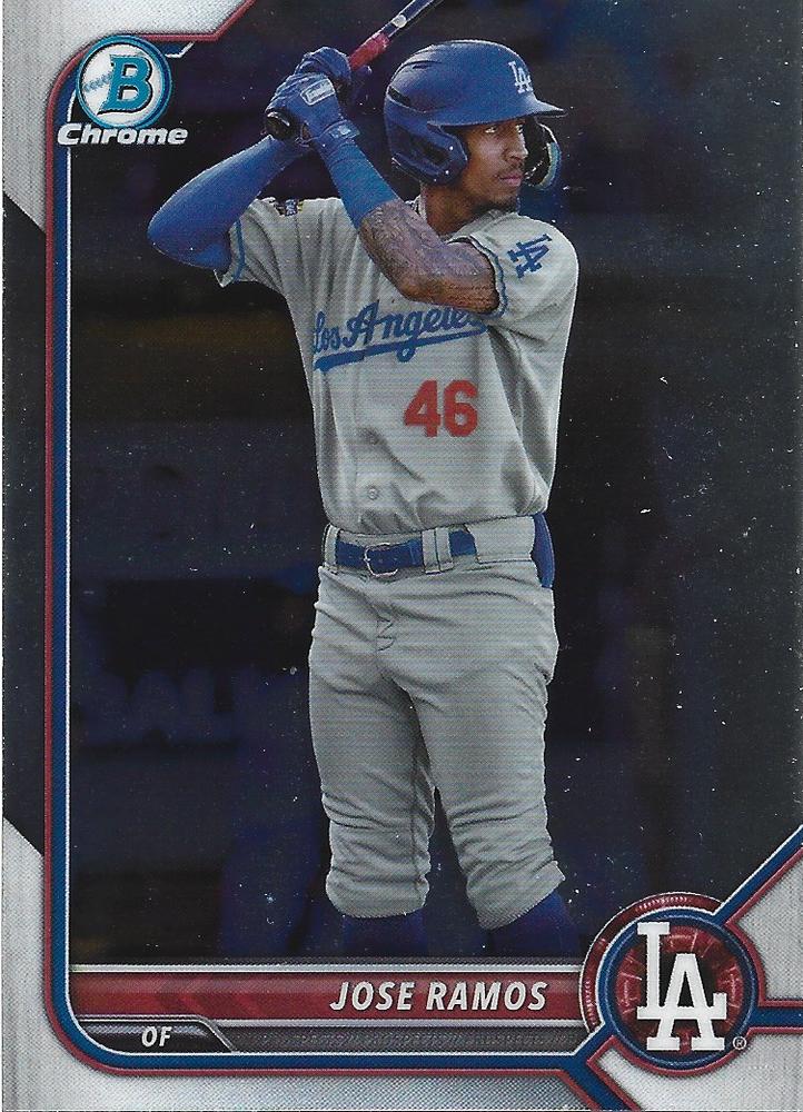 Jose Ramos #BCP-228 Los Angeles Dodgers | 2022 Bowman Chrome Prospects