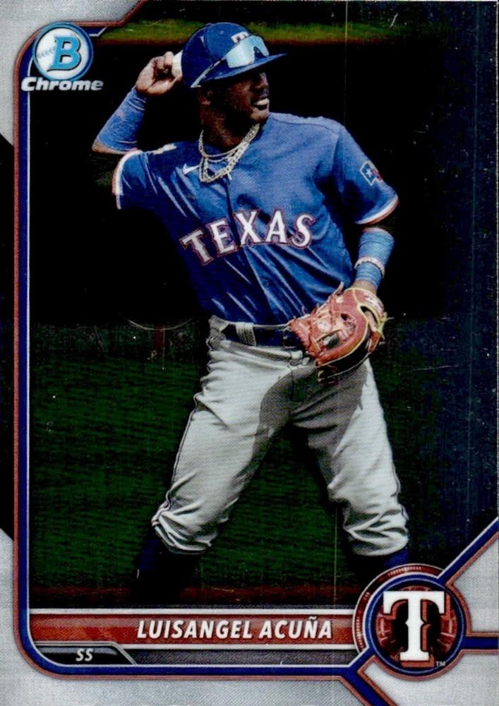 Luisangel Acuña #BCP-232 Texas Rangers | 2022 Bowman Chrome Prospects