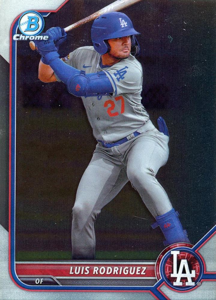 Luis Rodriguez #BCP-238 Los Angeles Dodgers | 2022 Bowman Chrome Prospects
