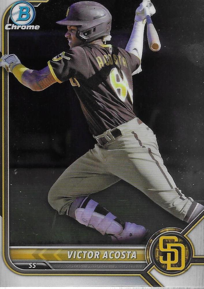 Victor Acosta #BCP-249 San Diego Padres | 2022 Bowman Chrome Prospects