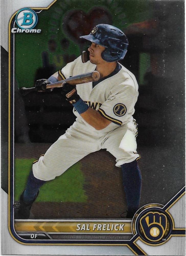 Sal Frelick #BCP-250 Milwaukee Brewers | 2022 Bowman Chrome Prospects