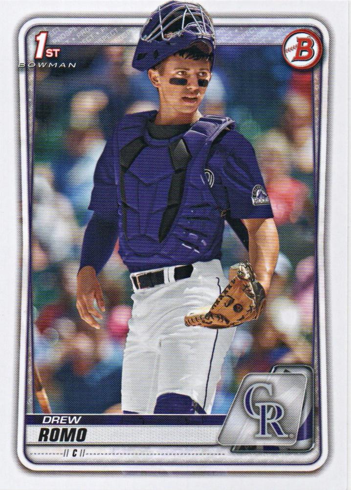 Drew Romo #BD-106 Colorado Rockies | 2020 Bowman Draft