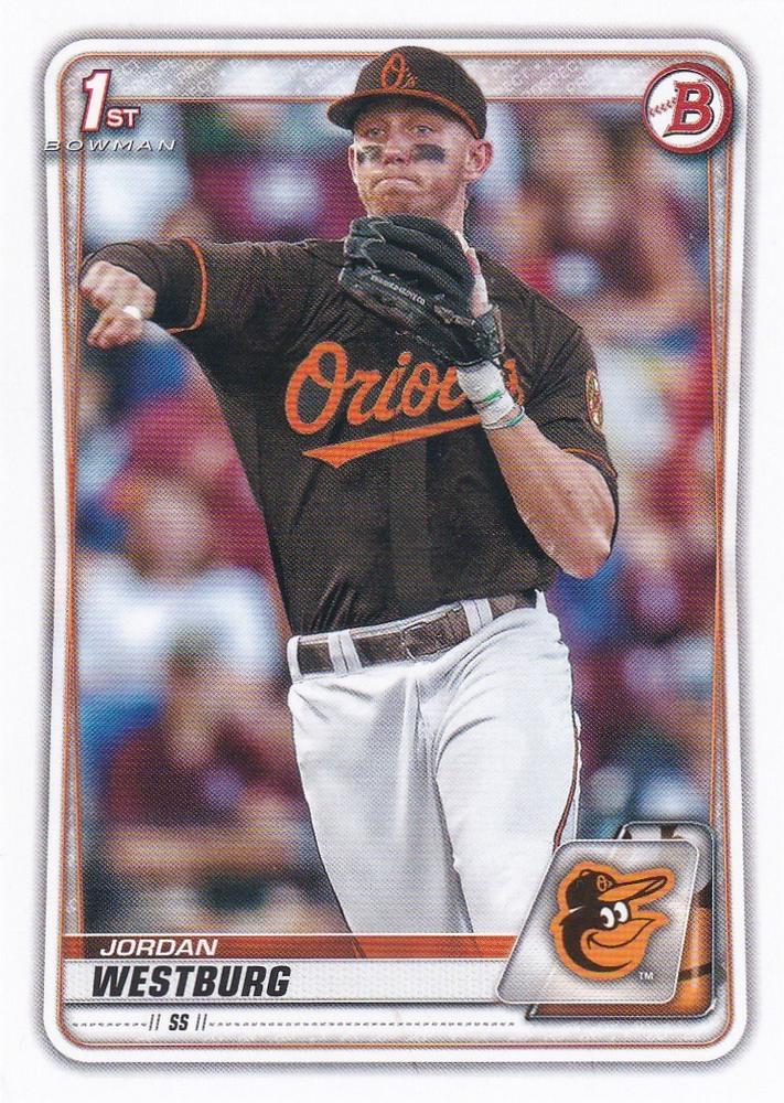 Jordan Westburg #BD-111 Baltimore Orioles | 2020 Bowman Draft