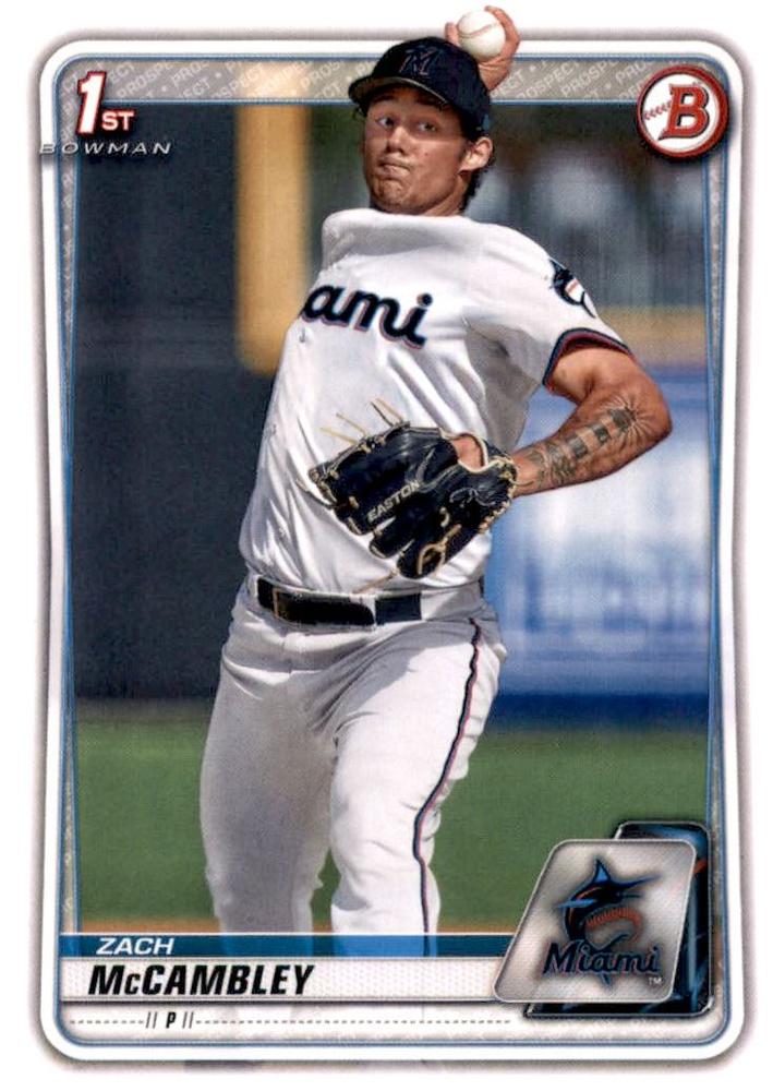 Zach McCambley #BD-112 Miami Marlins | 2020 Bowman Draft