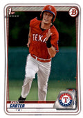 Evan Carter #BD-126 Texas Rangers | 2020 Bowman Draft