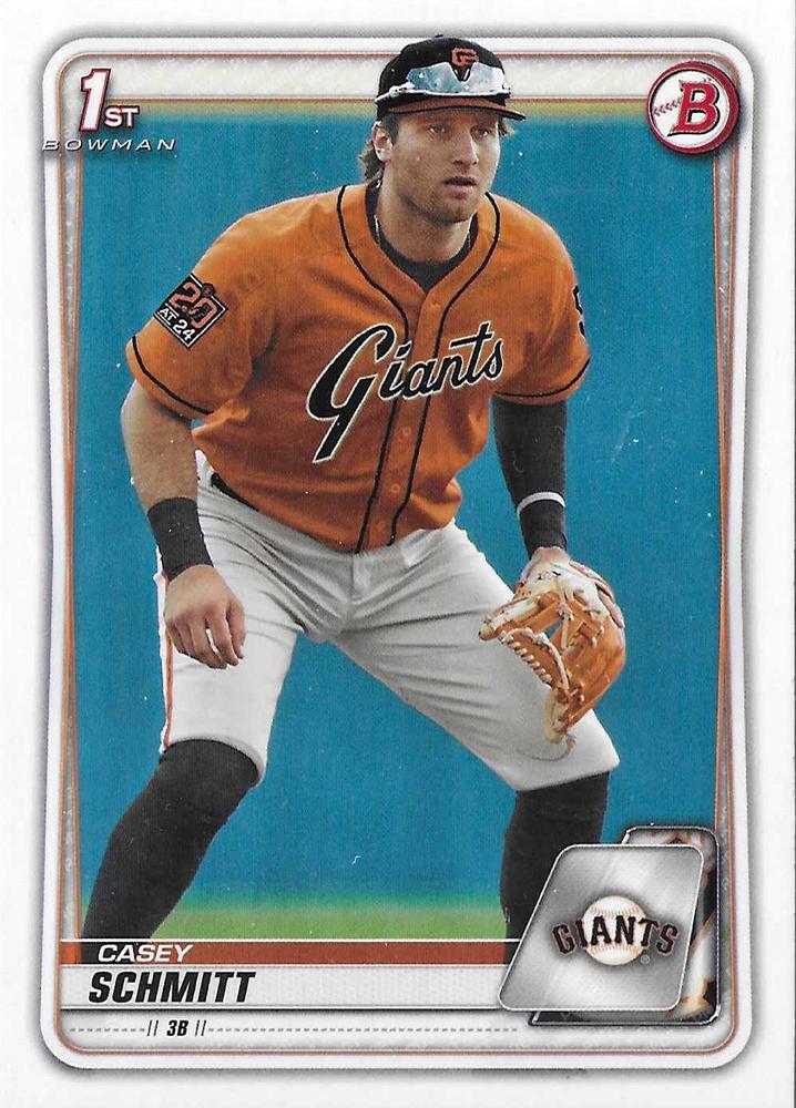 Casey Schmitt #BD-129 San Francisco Giants | 2020 Bowman Draft