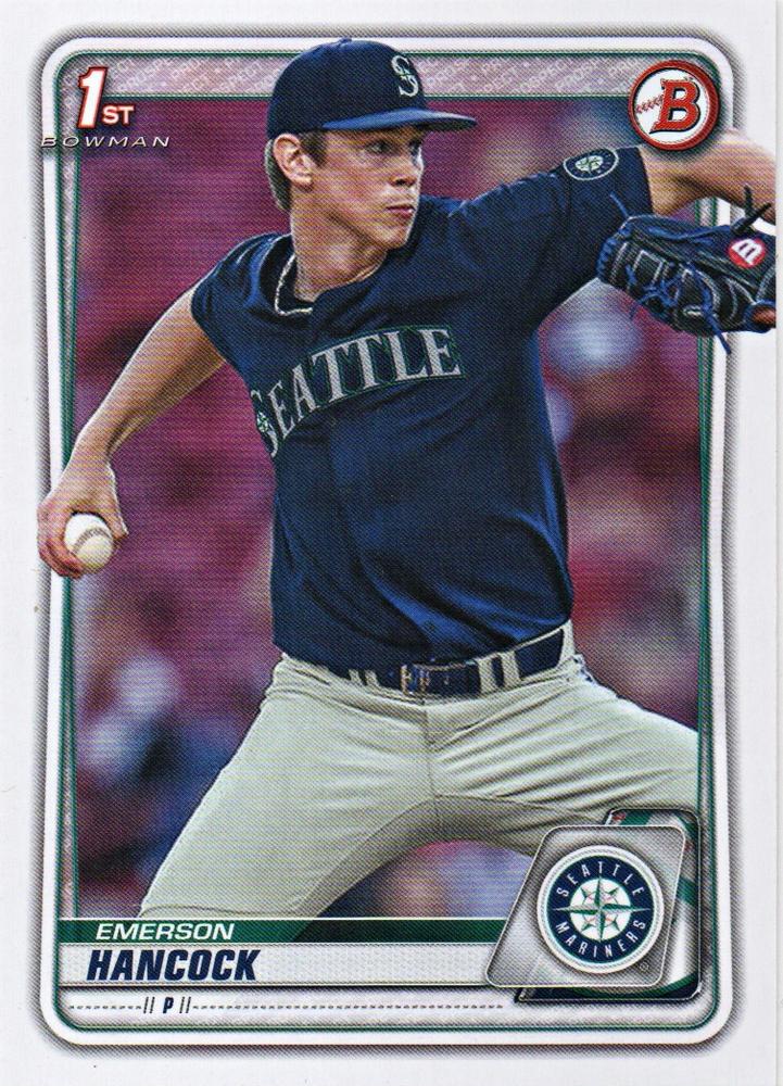 Emerson Hancock #BD-12 Seattle Mariners | 2020 Bowman Draft