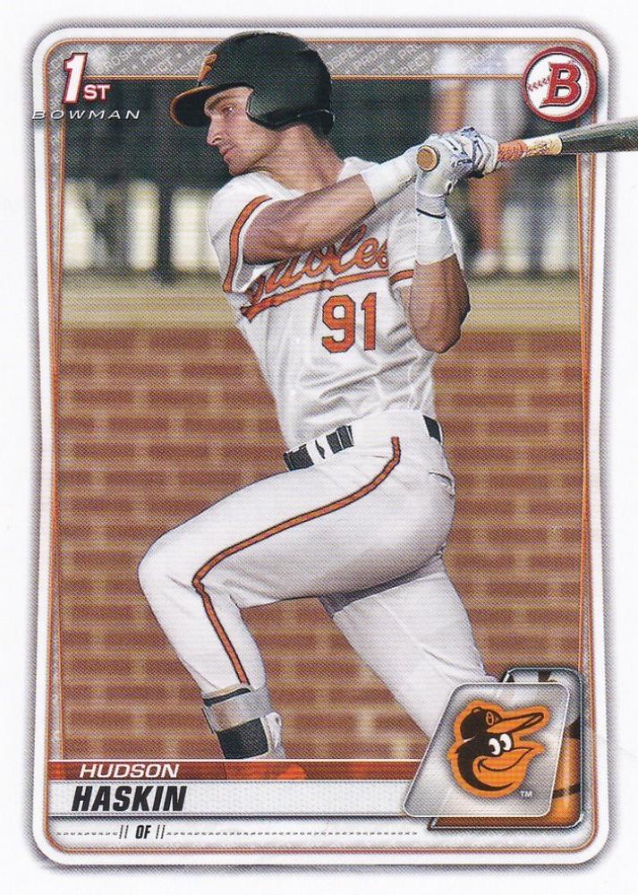 Hudson Haskin #BD-130 Baltimore Orioles | 2020 Bowman Draft