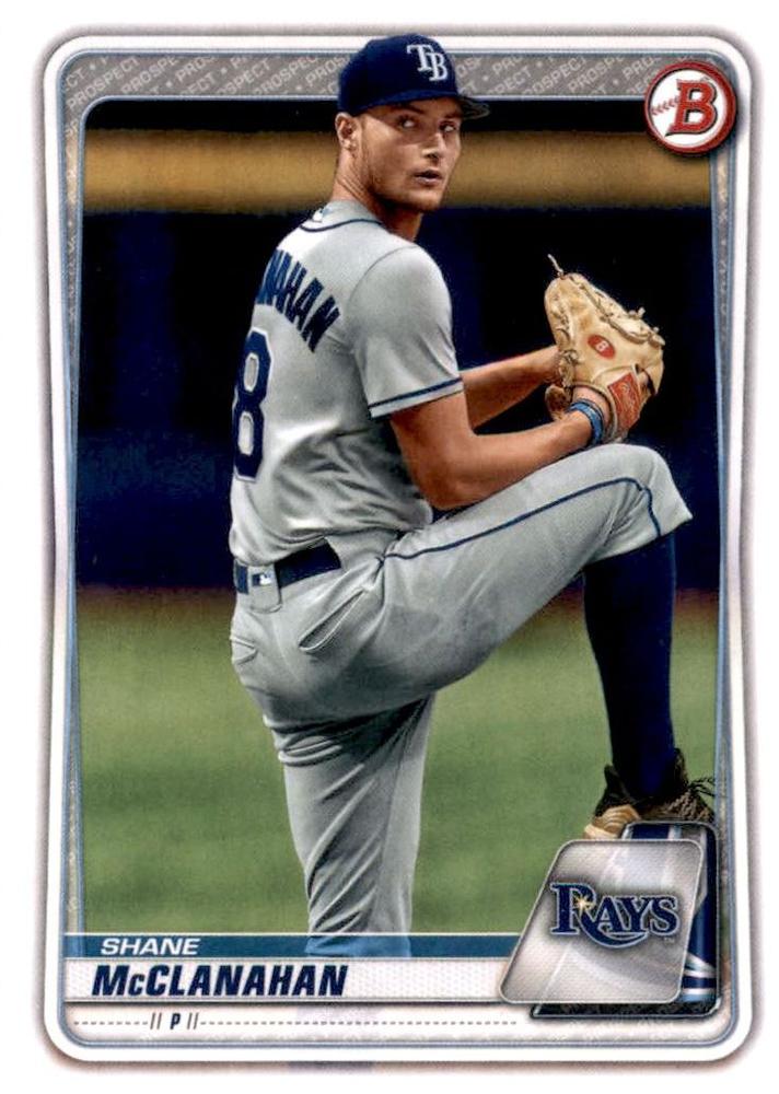 Shane McClanahan #BD-135 Tampa Bay Rays | 2020 Bowman Draft