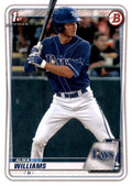 Alika Williams #BD-136 Tampa Bay Rays | 2020 Bowman Draft
