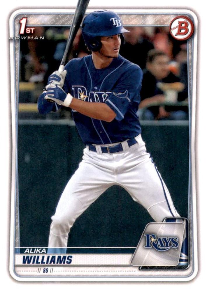 Alika Williams #BD-136 Tampa Bay Rays | 2020 Bowman Draft