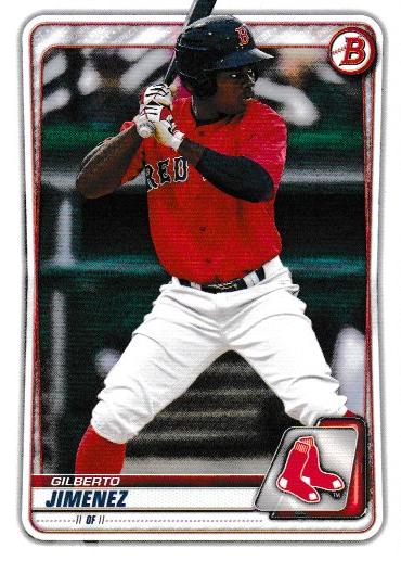 Gilberto Jimenez #BD-137 Boston Red Sox | 2020 Bowman Draft