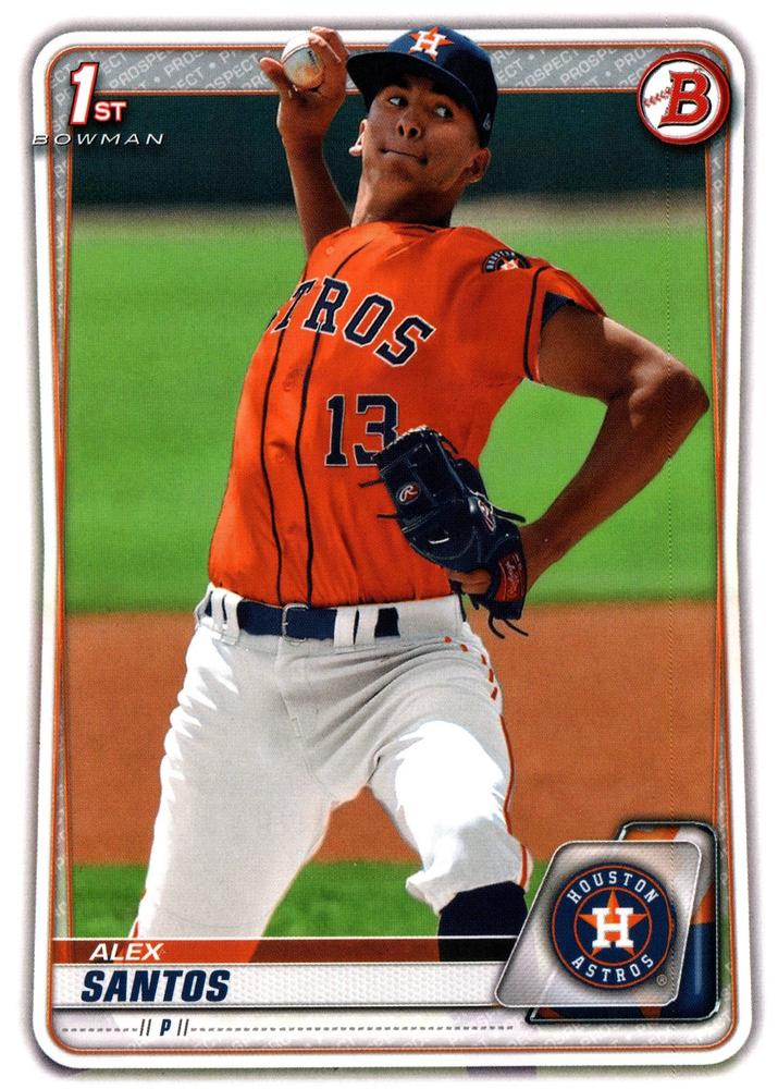 Alex Santos #BD-139 Houston Astros | 2020 Bowman Draft