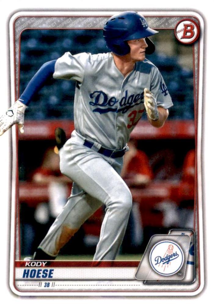 Kody Hoese #BD-142 Los Angeles Dodgers | 2020 Bowman Draft