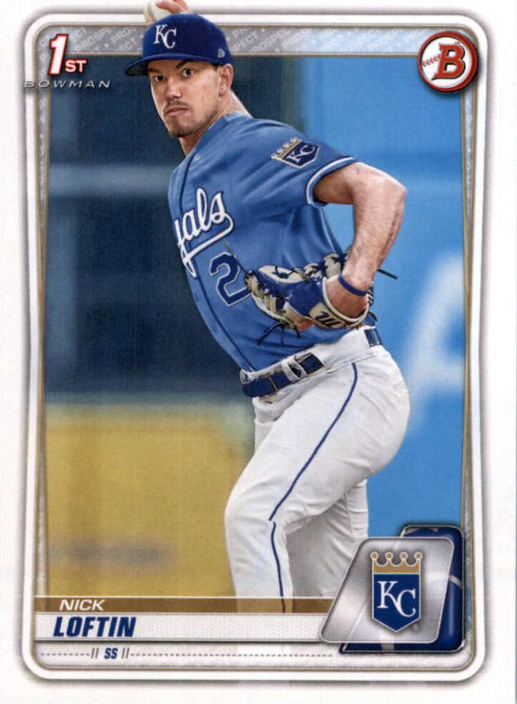 Nick Loftin #BD-14 Kansas City Royals | 2020 Bowman Draft
