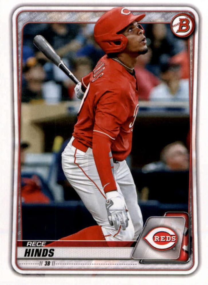 Rece Hinds #BD-15 Cincinnati Reds | 2020 Bowman Draft