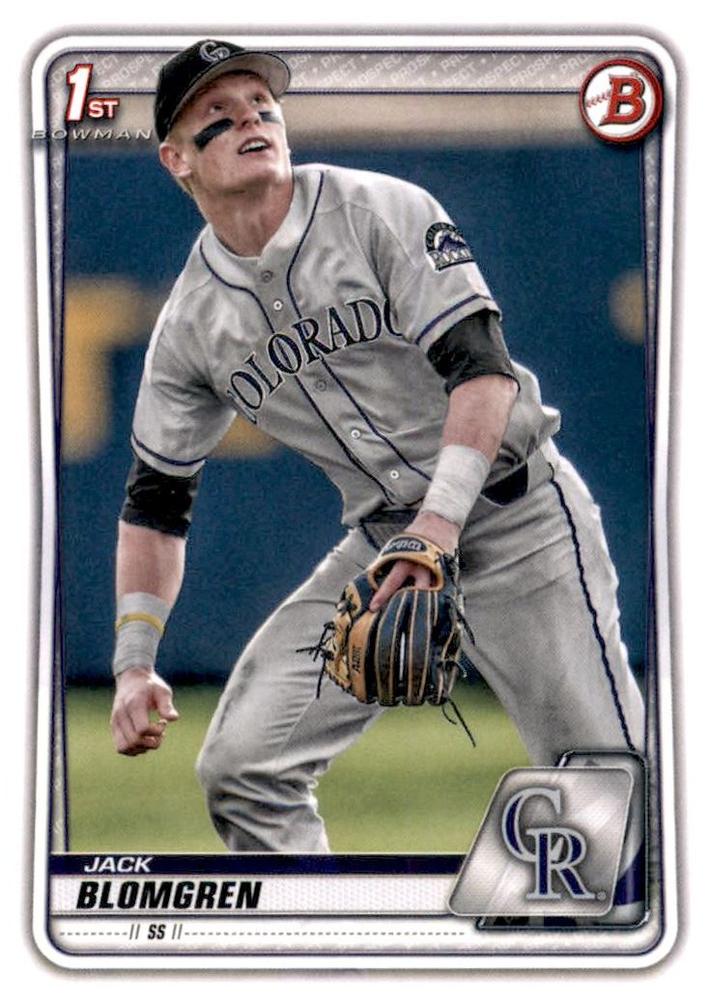 Jack Blomgren #BD-162 Colorado Rockies | 2020 Bowman Draft