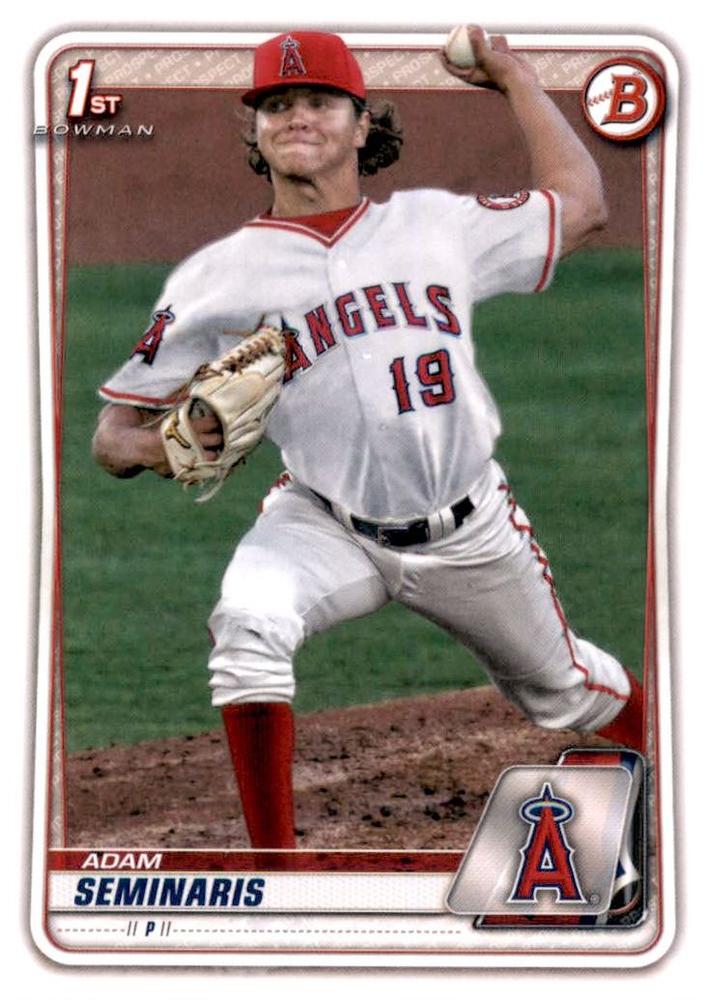 Adam Seminaris #BD-163 Los Angeles Angels | 2020 Bowman Draft