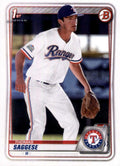 Thomas Saggese #BD-167 Texas Rangers | 2020 Bowman Draft