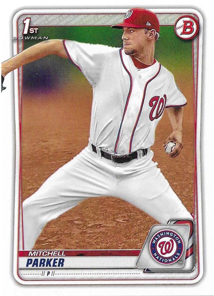 Mitchell Parker #BD-176 Washington Nationals | 2020 Bowman Draft