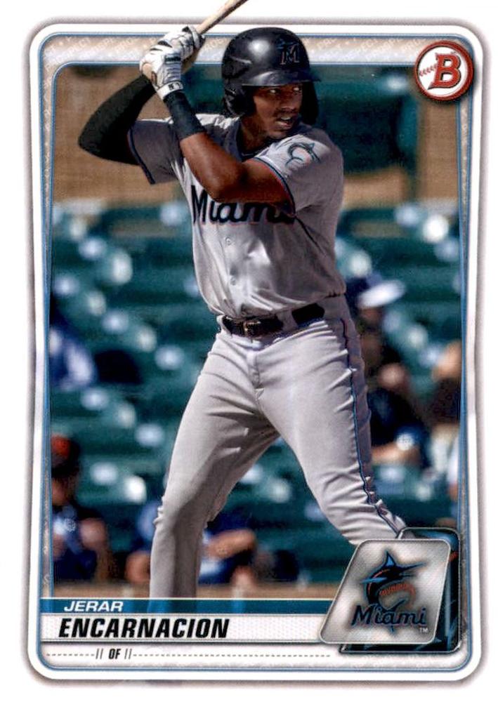 Jerar Encarnacion #BD-185 Miami Marlins | 2020 Bowman Draft