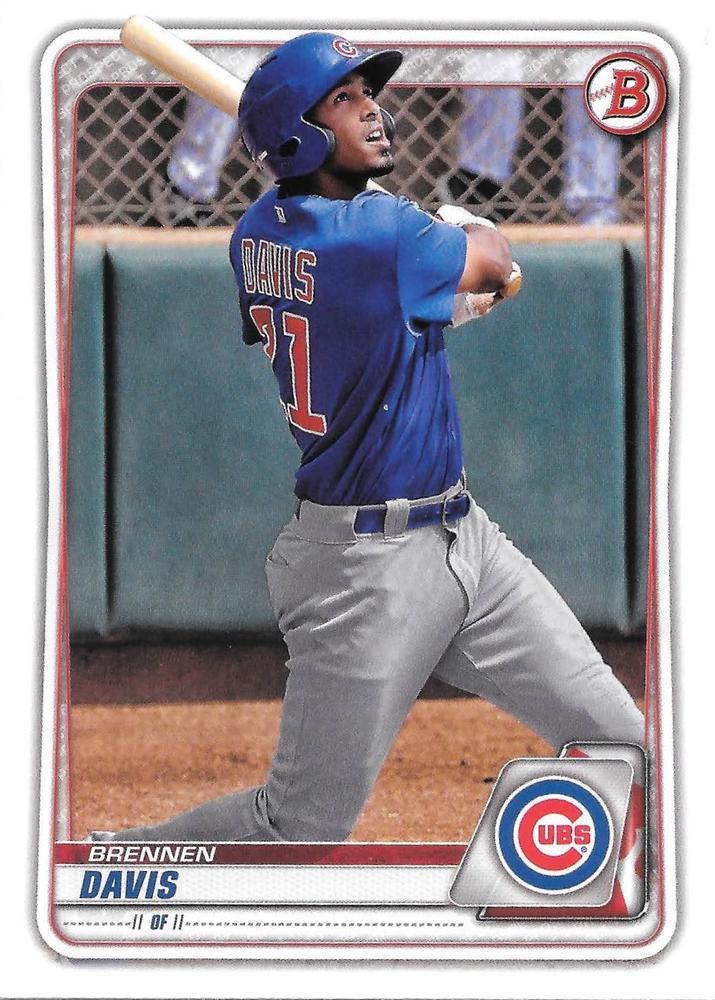 Brennen Davis #BD-187 Chicago Cubs | 2020 Bowman Draft