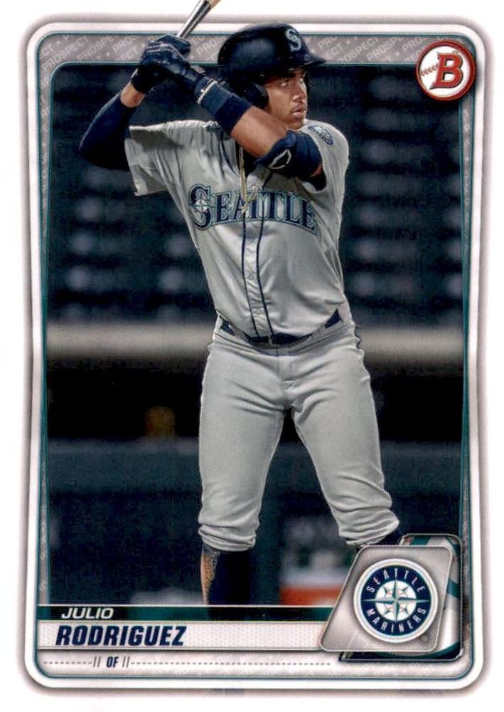 Julio Rodriguez #BD-188 Seattle Mariners | 2020 Bowman Draft