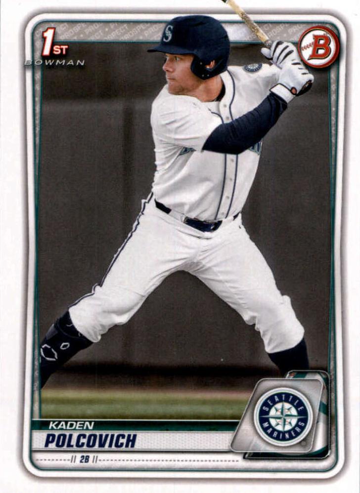 Kaden Polcovich #BD-18 Seattle Mariners | 2020 Bowman Draft