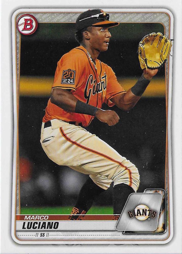 Marco Luciano #BD-190 San Francisco Giants | 2020 Bowman Draft