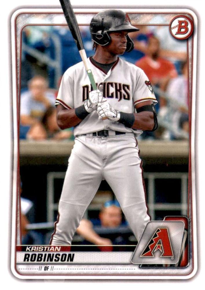 Kristian Robinson #BD-192 Arizona Diamondbacks | 2020 Bowman Draft