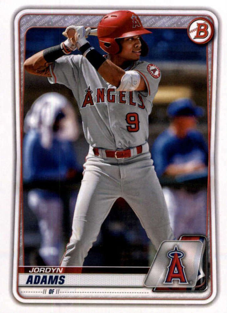 Jordyn Adams #BD-193 Los Angeles Angels | 2020 Bowman Draft