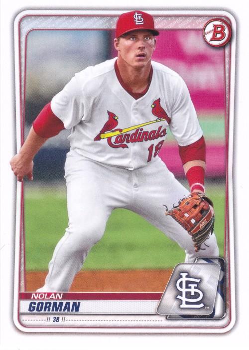 Nolan Gorman #BD-194 St. Louis Cardinals | 2020 Bowman Draft