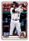 Alek Thomas #BD-195 Arizona Diamondbacks | 2020 Bowman Draft