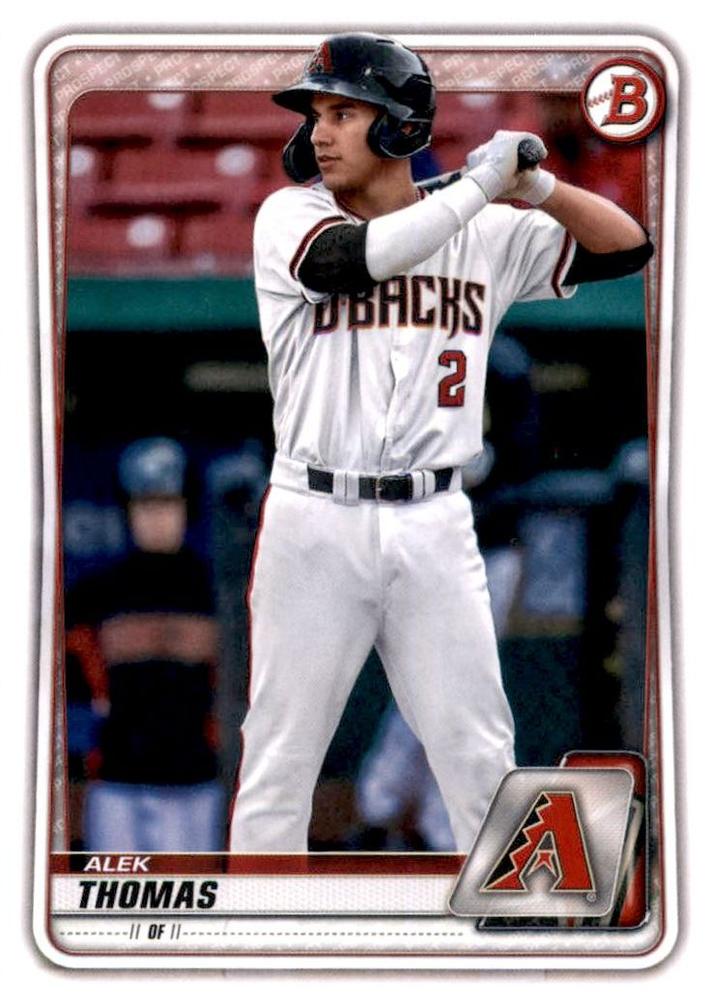 Alek Thomas #BD-195 Arizona Diamondbacks | 2020 Bowman Draft