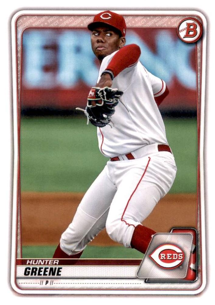 Hunter Greene #BD-196 Cincinnati Reds | 2020 Bowman Draft