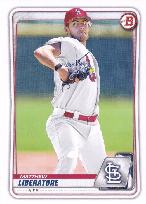 Matthew Liberatore #BD-198 St. Louis Cardinals | 2020 Bowman Draft
