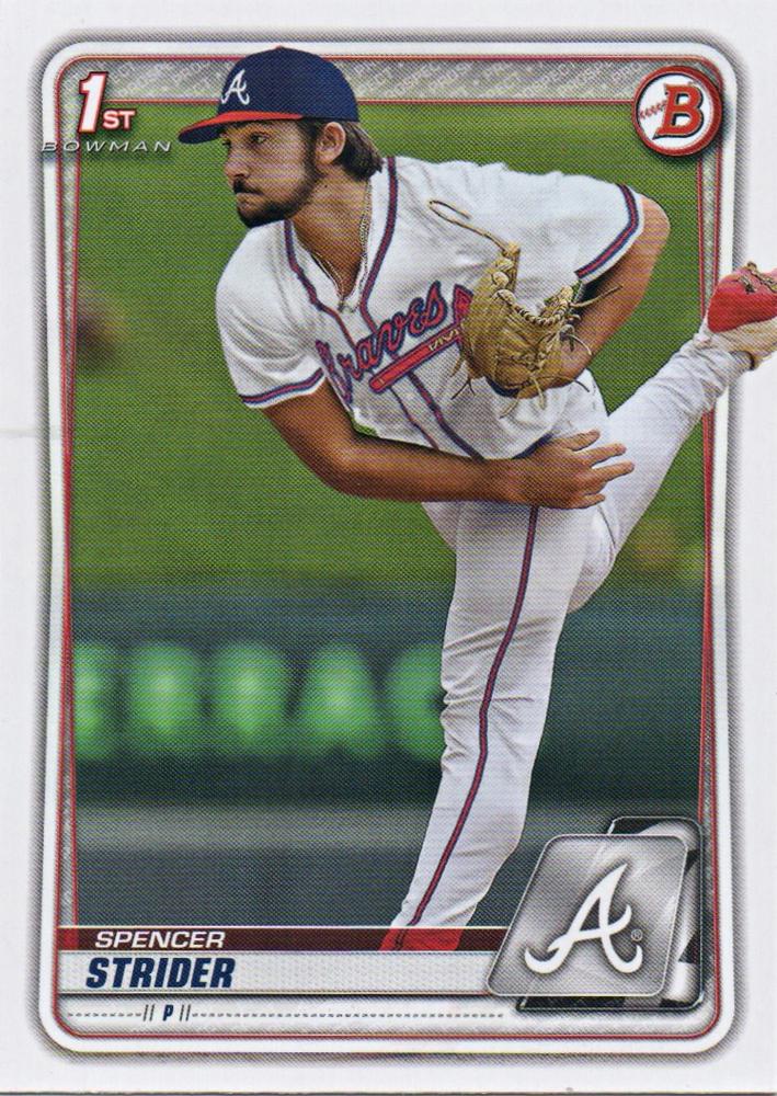 Spencer Strider #BD-20 Atlanta Braves | 2020 Bowman Draft