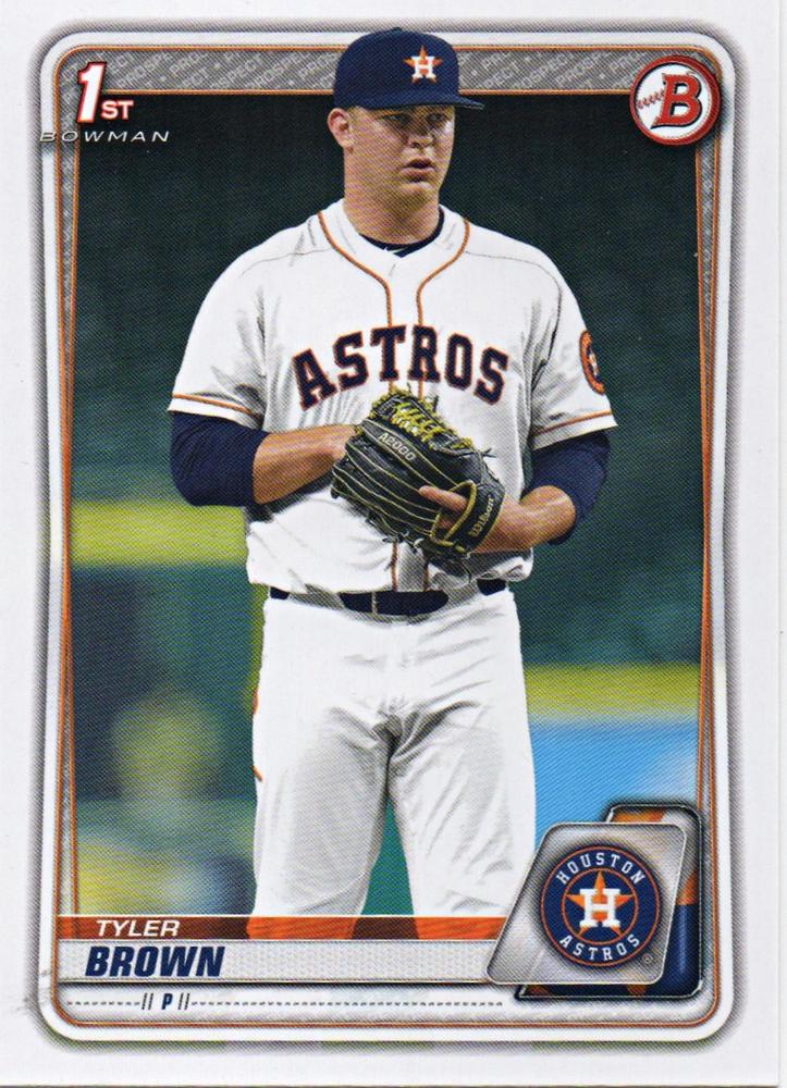 Tyler Brown #BD-21 Houston Astros | 2020 Bowman Draft