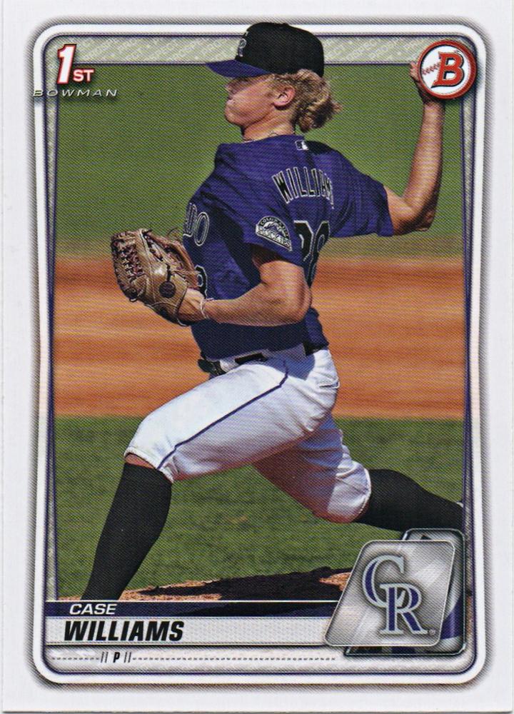 Case Williams #BD-23 Colorado Rockies | 2020 Bowman Draft