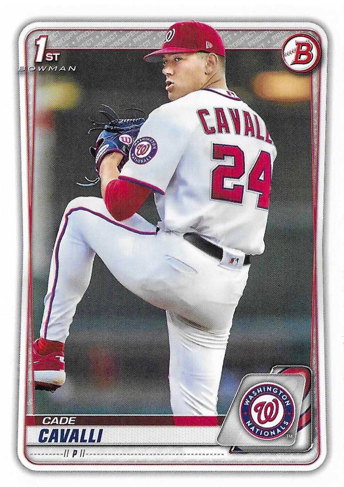 Cade Cavalli #BD-24 Washington Nationals | 2020 Bowman Draft