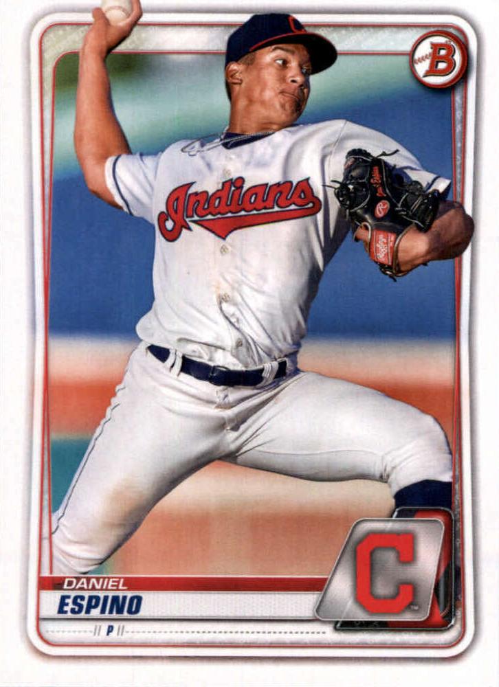 Daniel Espino #BD-26 Cleveland Indians | 2020 Bowman Draft