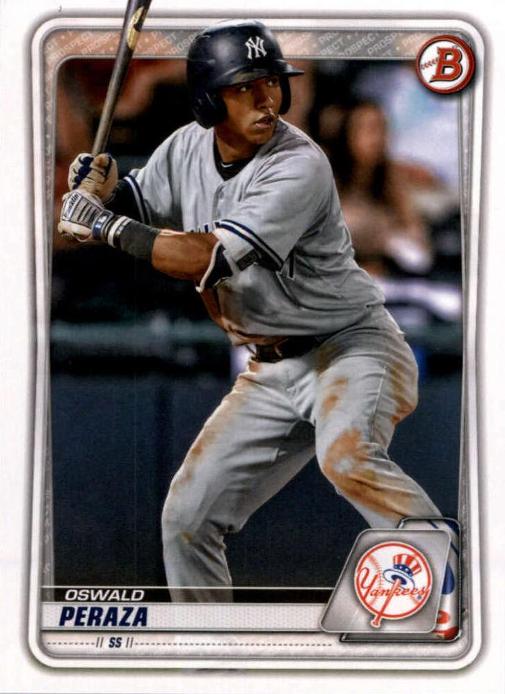 Oswald Peraza #BD-27 New York Yankees | 2020 Bowman Draft