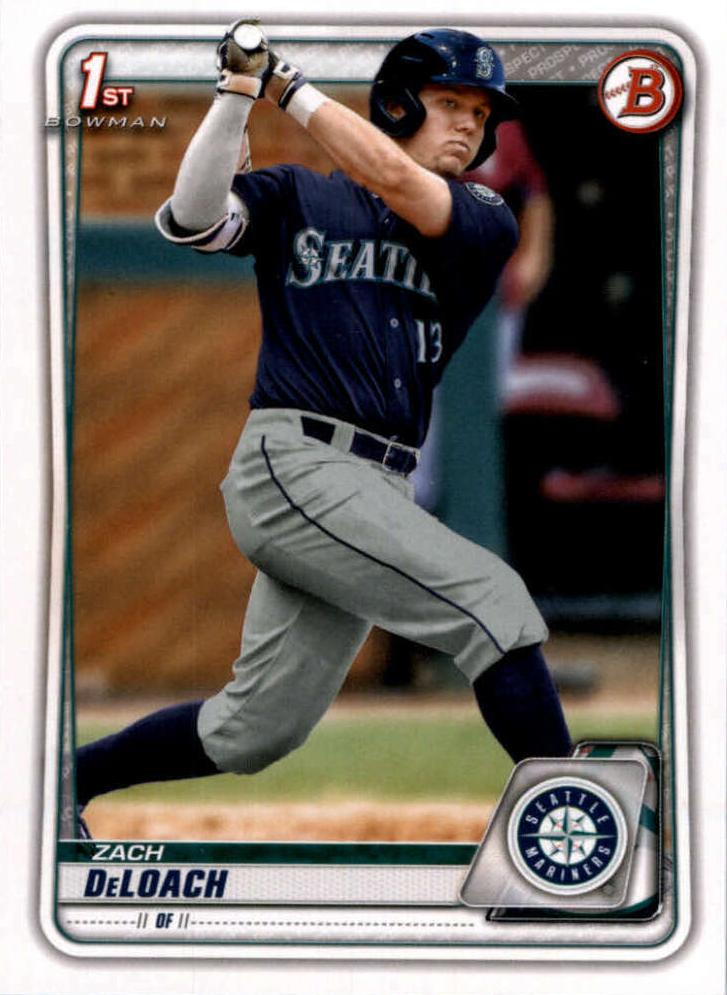 Zach DeLoach #BD-28 Seattle Mariners | 2020 Bowman Draft