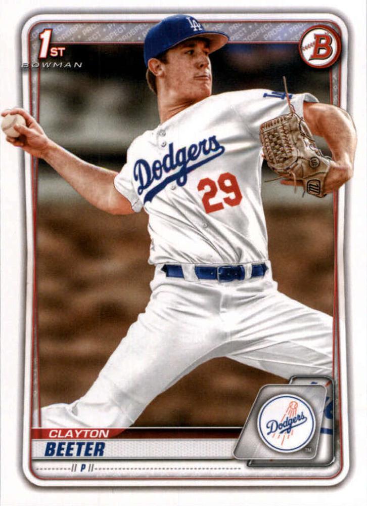 Clayton Beeter #BD-30 Los Angeles Dodgers | 2020 Bowman Draft