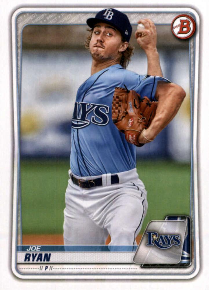 Joe Ryan #BD-31 Tampa Bay Rays | 2020 Bowman Draft