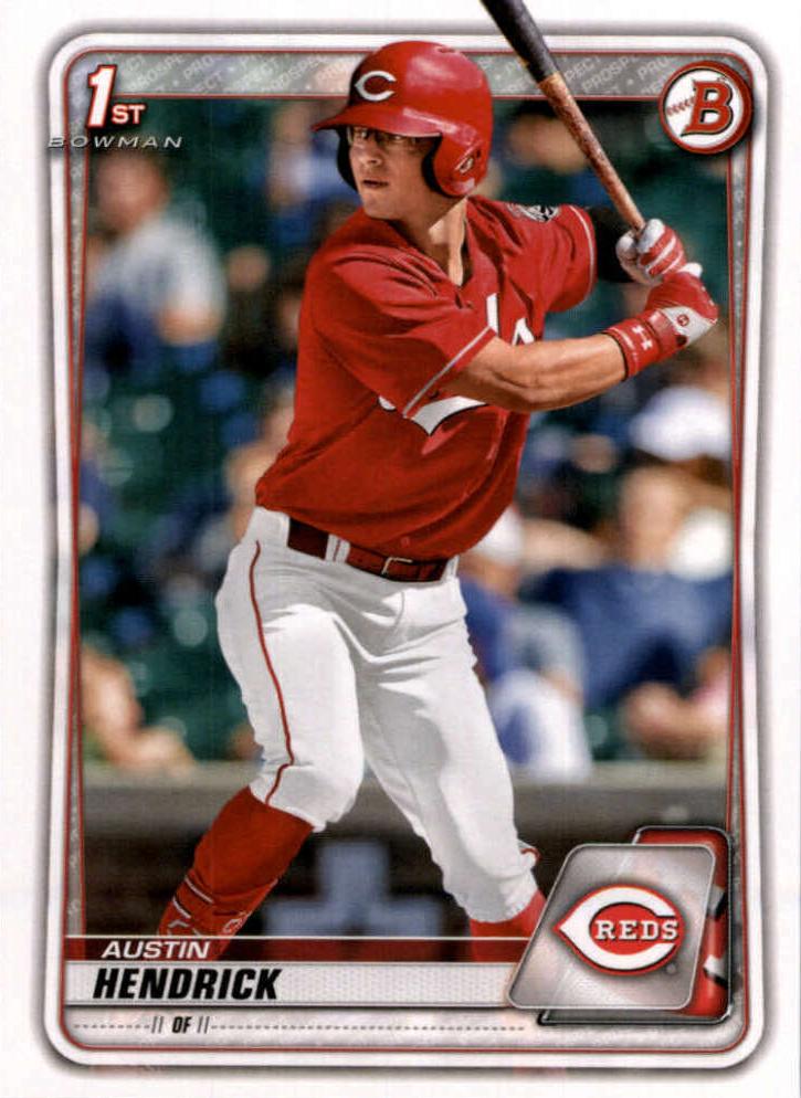 Austin Hendrick #BD-34 Cincinnati Reds | 2020 Bowman Draft