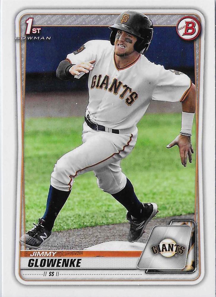 Jimmy Glowenke #BD-35 San Francisco Giants | 2020 Bowman Draft