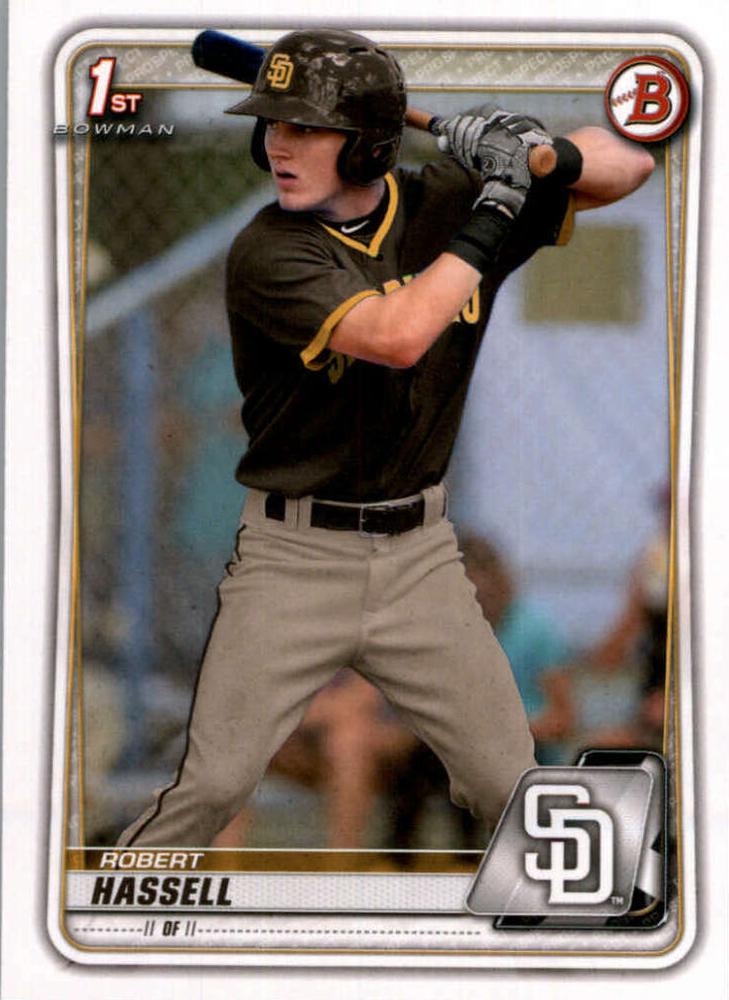Robert Hassell #BD-39 San Diego Padres | 2020 Bowman Draft