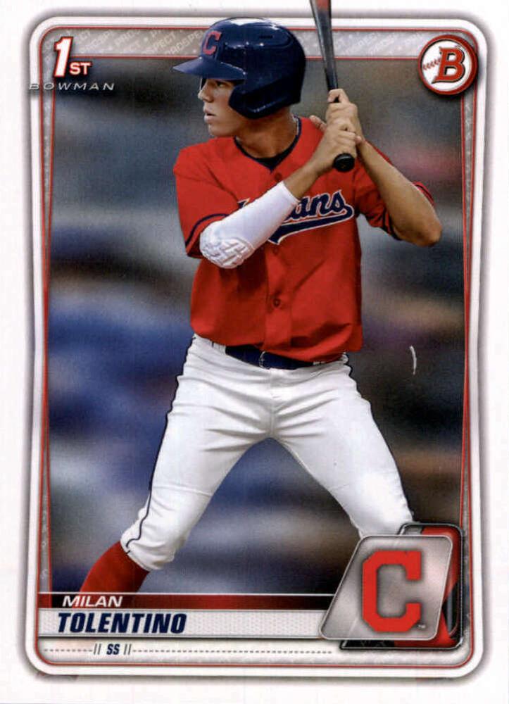 Milan Tolentino #BD-4 Cleveland Indians | 2020 Bowman Draft