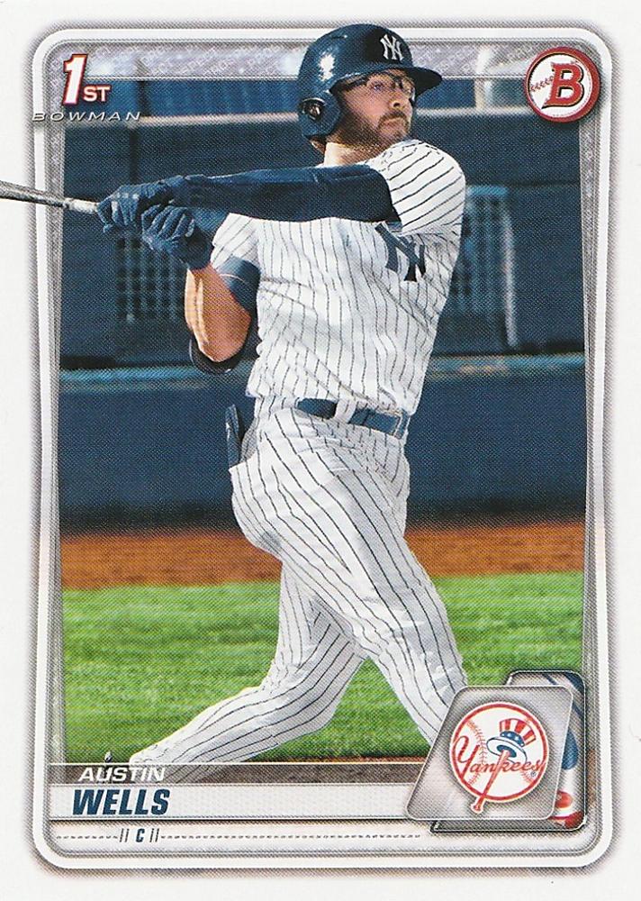 Austin Wells #BD-56 New York Yankees | 2020 Bowman Draft